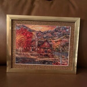 A Perfect Fall Day Print by Thomas Kincaid